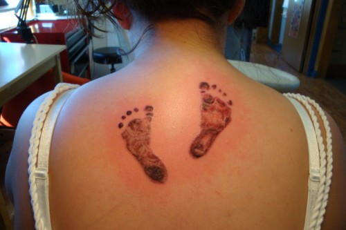Babies Footies Tattoo for Ladies