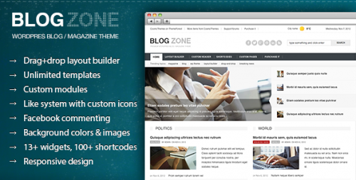 Blogzone - Builder Magazine Theme