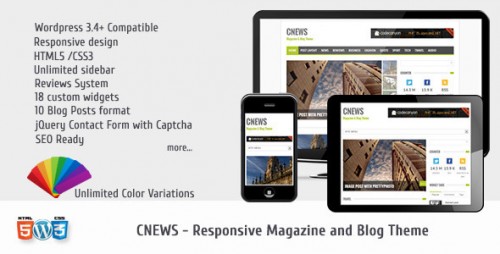 CNEWS - Magazine and Blog Theme