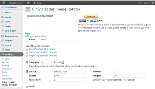 Cimy Header Image Rotator