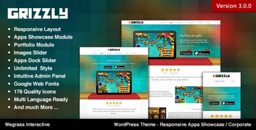 Grizzly - Responsive App Showcase