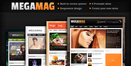 MEGAMAG - Responsive Blog Style Theme
