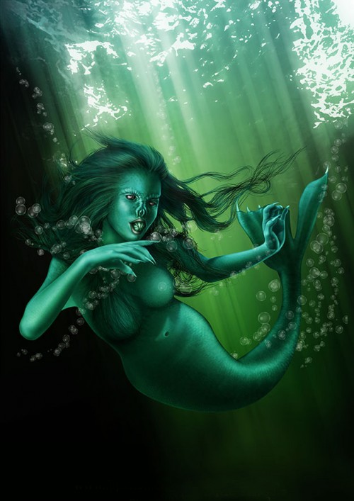 Mermaid's Feast Illustration