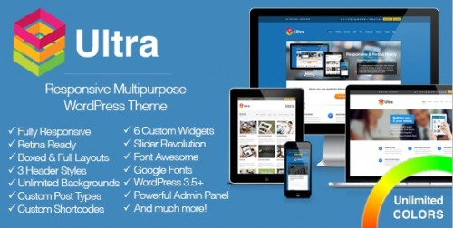 Ultra - Responsive Multipurpose WordPress Theme