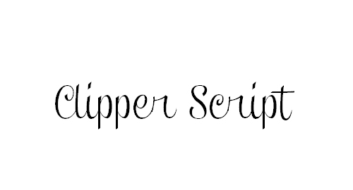 Clipper Script Font