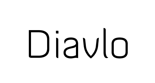 DiavloLight-Regular Font