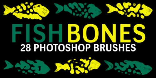 28 Fish Bones Brushes for Free