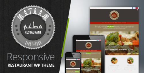 Mataam Restaurant - Responsive WordPress Theme