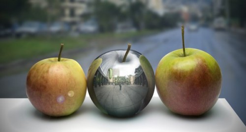 Photo-Realistic Metal Apple in Photoshop