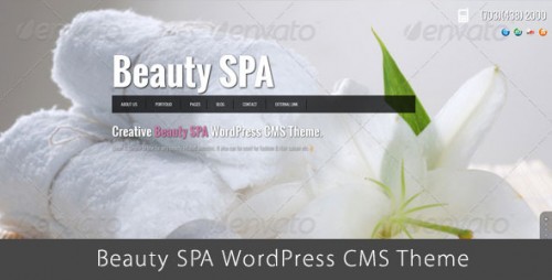 Beauty SPA - Ajaxified WordPress CMS Theme
