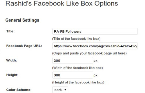 RA-FB Like Box