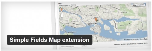 Simple Fields Map Extension