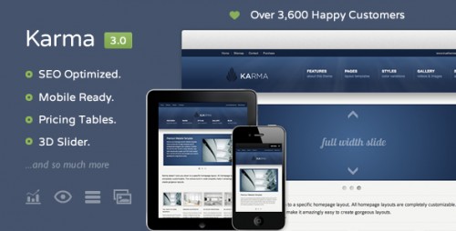 Karma - Responsive Clean Website Template