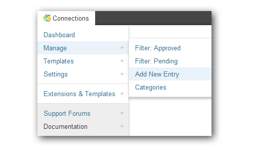 Connections Business Directory Toolbar