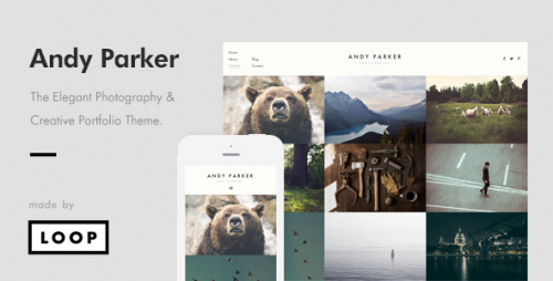 Andy Parker - Photography & Portfolio WordPress Theme