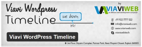 Viavi WordPress Timeline