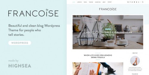 Francoise - WordPress Blog Theme