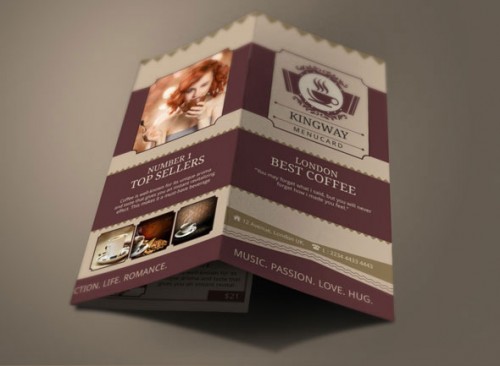 Coffee Shop Modern Design Brochure