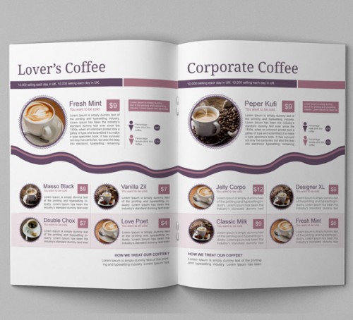 Elegant Coffee Shop Brochure Template