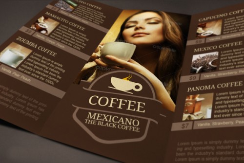 Mexicano Coffee Brochure Designs