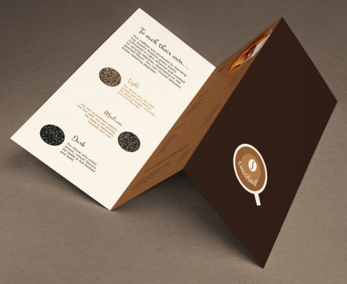 Toasted Coffee Shop Brochure Designs