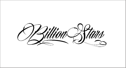 Billion Stars Personal Use Font