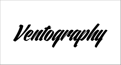 Ventography Personal Use Only Font