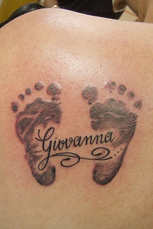 Baby boy tattoo footprint #tattoo #footprints #foryou #creaturapr #fyp... |  TikTok