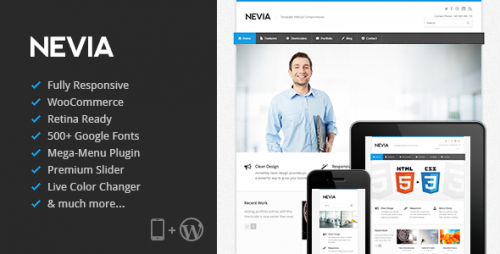 Nevia - Responsive WordPress Theme