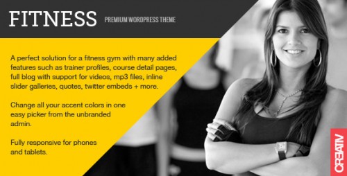 Fitness Premium WordPress Theme