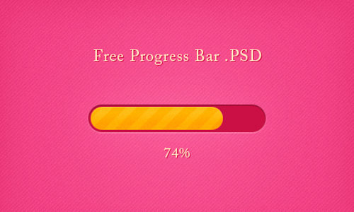 Cool Free Progress Bar PSD