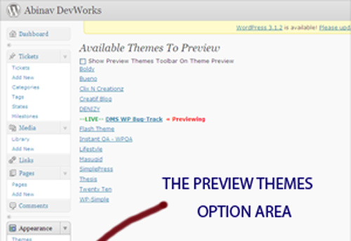 Preview Themes