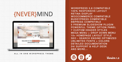 Nevermind - Multi Purpose WordPress Theme