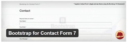 Bootstrap for Contact Form 7