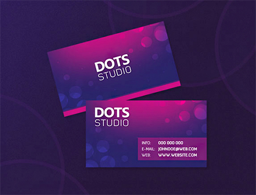 Dots Business Cards