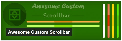 Awesome Custom Scrollbar